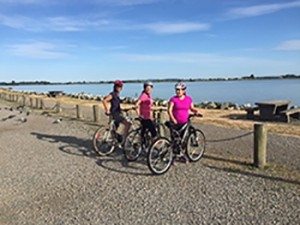 Biking on Dyck Trail